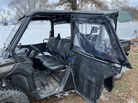 Can Am Defender Max Framed Upper Soft Doors For Superatv Lower Doors