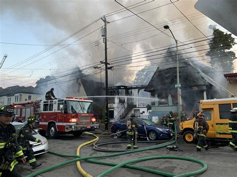 Multiple Homes Burn In Fire Near West Oakland Bart