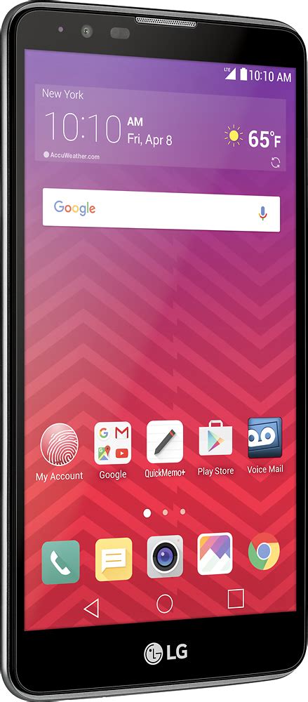 Virgin Mobile Lg G Stylo G With Gb Memory Prepaid Cell Phone Titan