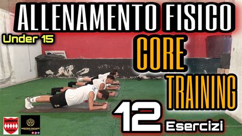 Allenamento Fisico Calcio Core Training Esercizi Core Stability