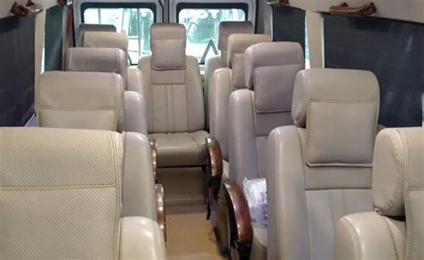 10 Seater Traveler Van For Rent | Hire A 10 Seater Tempo Traveller