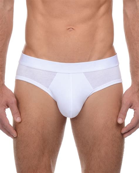 Xist Pima Contour Stretch Briefs In White For Men Lyst