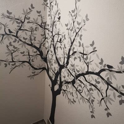 Large Tree Wall Decal White Tree Wall Decal Wall Mural Stickers Wall Decals Decor Nursery Tree ...