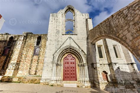 O Convento De Nossa Senhora Do Carmo Em Lisboa Portugal O Convento