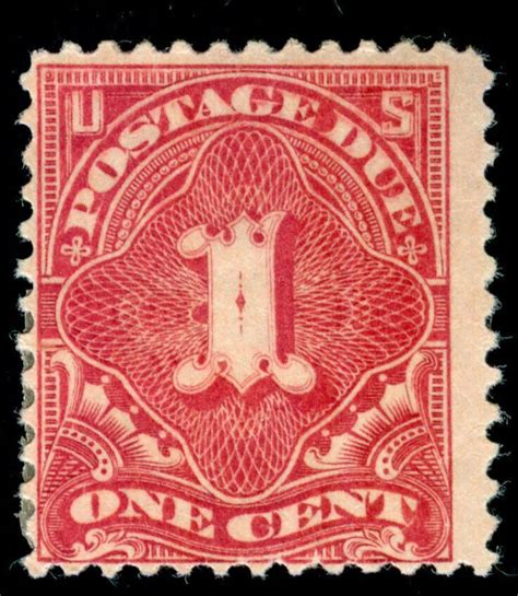 US Stamps J29 Vermillion 12 NO WMK Postage DUE Mint OG H CAT 2 350