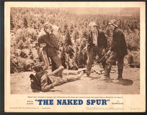 Naked Spur Lobby Card James Stewart Janet Leigh Robert Ryan Ebay