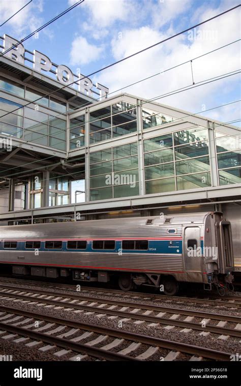 Newark International Airport Train Station - USA Stock Photo - Alamy