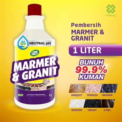 Jual PRIMO Pembersih Marmer Granit Parquet Antibacterial 1 L Shopee