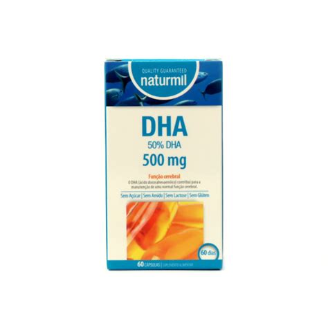 ESPAÇO S DHA 50 500mg Naturmil Dietmed 60 cápsulas cérebro