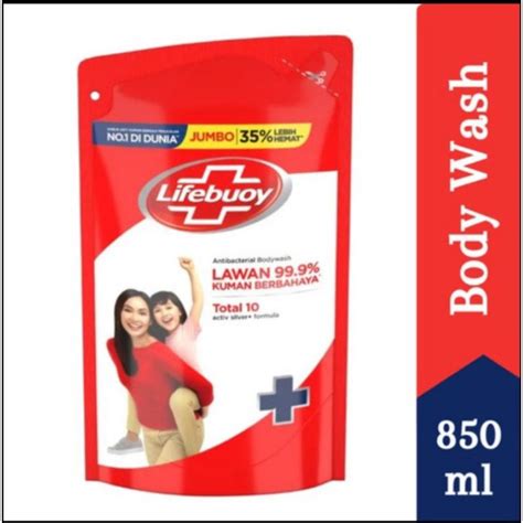 Jual Sabun Mandi Cair Body Wash Lifebuoy Total Ml Shopee Indonesia