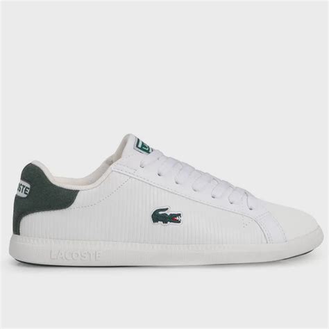 T Nis Lacoste Graduate Brz Branco Verde Submarino