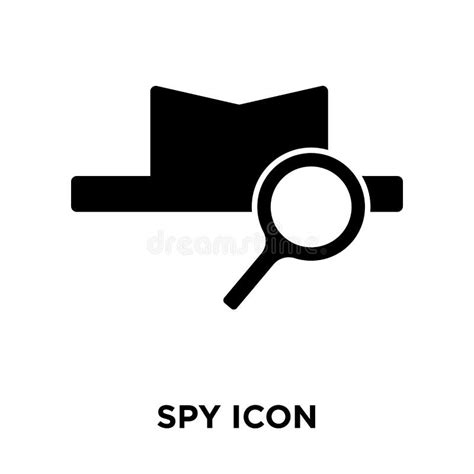 Spy Icon Vector Isolated On White Background, Logo Concept Of Sp Stock Vector - Illustration of ...