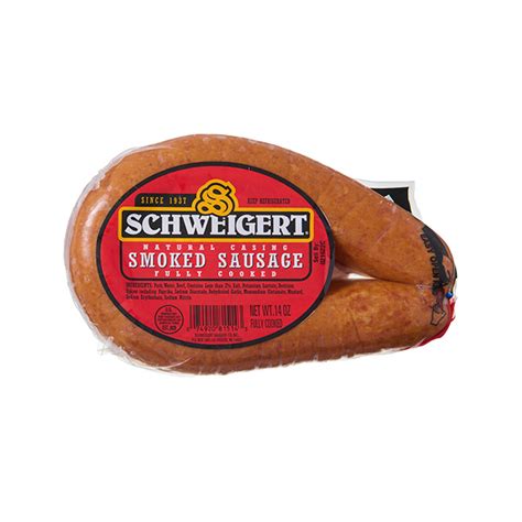 Kielbasa Smoked Sausage Ring Bologna From Schweigert Meats