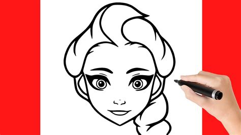 Como Dibujar A Elsa De Frozen How To Draw Elsa From Frozen Youtube