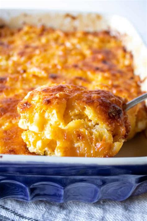 southern baked macaroni  cheese  hungry bluebird