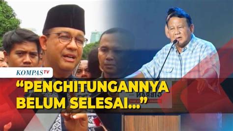 Anies Respons Pernyataan Prabowo Rangkul Semua Pihak Penghitungan Saja