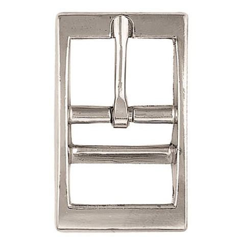 Square Double Bar Buckle 12 34 1solid Brass Nickel Hand