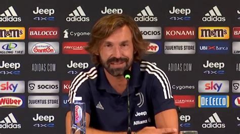 Conferenza Stampa Pirlo Pre Juventus Sampdoria HIGUAIN HA CHIESTO DI