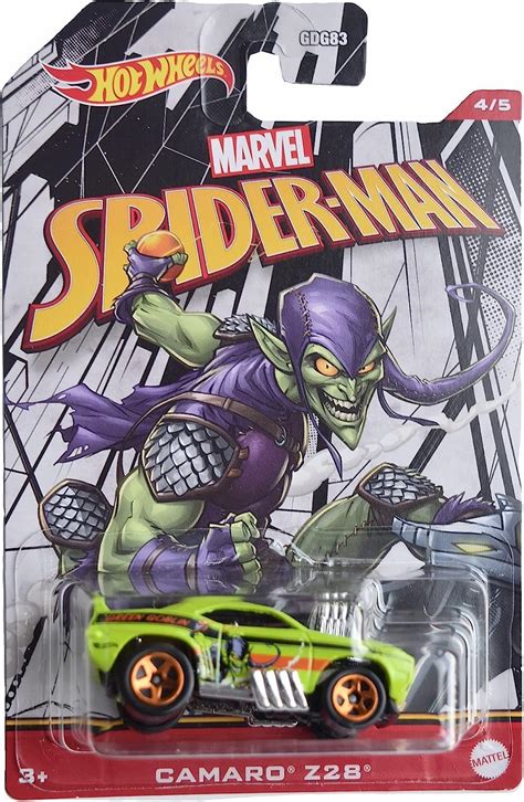 Amazon Hot Wheels Marvel Spider Man Green Goblin Camaro Z Toys Games