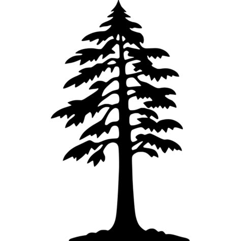 Pine Tree Silhouette SVG - svgcollections.com