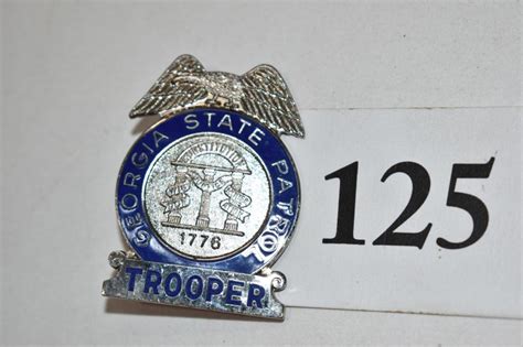 Lot - Georgia State Patrol Trooper Badge