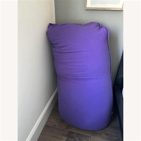 Yogibo Max (Bean Bag Chair) with Purple Cover - AptDeco