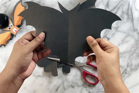 Easy DIY Paper Bat Craft - Draw Craft Create