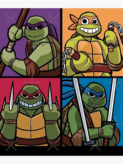 Póster Todo lo que necesitas saber sobre las tortugas ninja de