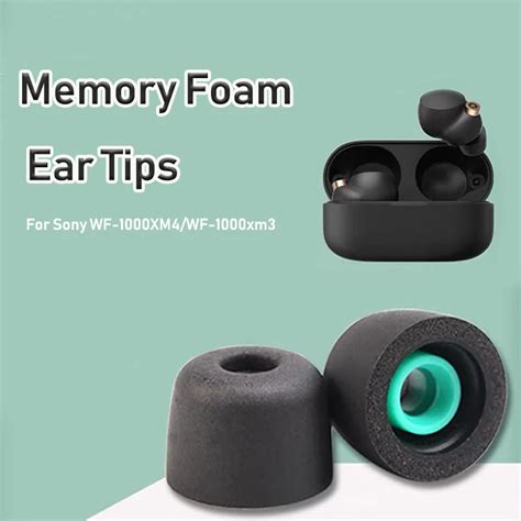 For Sony Wf 1000xm4 Wf 1000xm3 Memory Foam Ear Tips Ear Cushion Replacement Earphone Earplugs