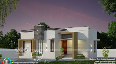 2 BHK 600 Square Feet Small Budget Home Plan Kerala Home Design And