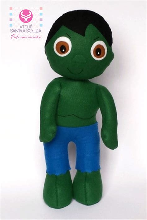 Boneco De Feltro Hulk 36 Cm 1 Unidade Elo7 Produtos Especiais