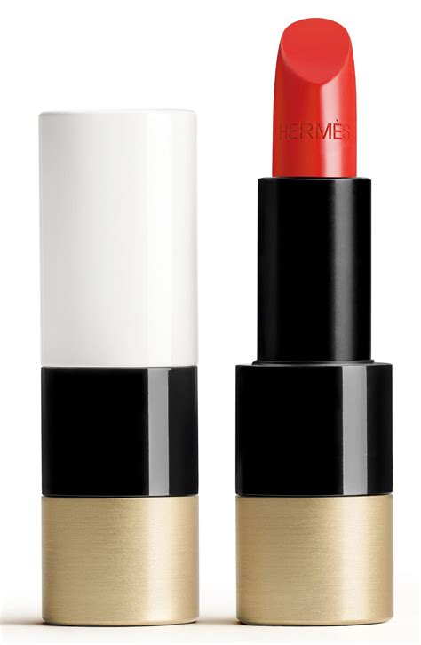 Hermès Rouge Satin Lipstick 75 Rouge Amazone Editorialist