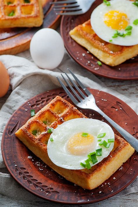 Cauliflower Waffles With Fried Eggs Recipe So Nourished