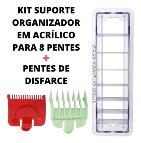 Suporte Em Acr Lico Pentes De Disfarce E Barbearia Mercadolivre