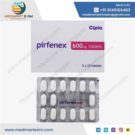 Mg Mg Mg Pirfenex Pirfenidone Tablets At Rs Stripe