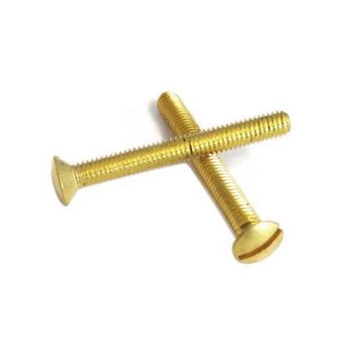 Brass Slotted Raised Countersunk Head Screw At Rs 480 Kilogram Brass Screw In Jamnagar Id