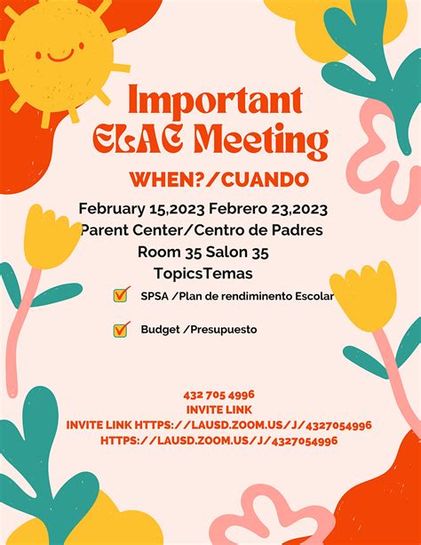 ELAC Meeting - 2/15/2023