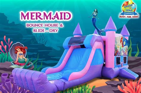 Mermaid Bounce House Rental Mermaid Theme Inflatable Party Rental