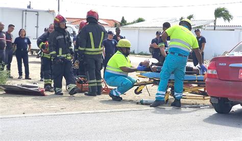 Accident Frontal Fuerte A Produci Tres Herido Na San Miguel