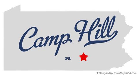 Map Of Camp Hill Pa Pennsylvania