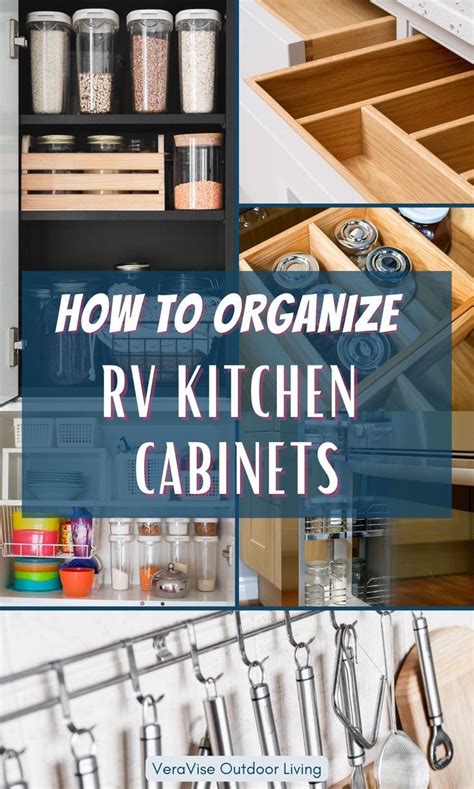 How To Organize Rv Kitchen Cabinets Rv Kitchen Kitchen Cabinets Rv Kitchen Organization