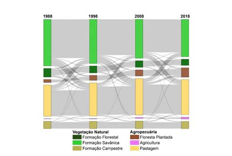 Diagrama De Sankey Mostrando As Tendências De Transformações Do Uso E Download Scientific