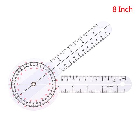 6 8Inch Goniometer Rule Medical Joint Ruler Calibrated Orthopedics