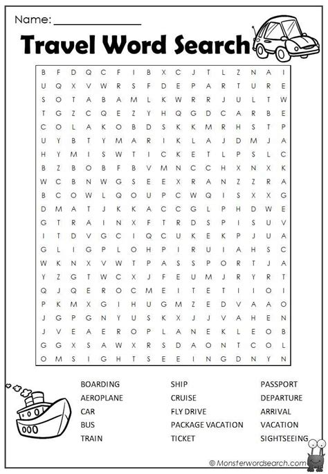 Giant Word Search Printable