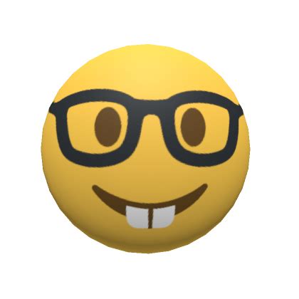 Nerd Emoji Mask Roblox Item Rolimon S