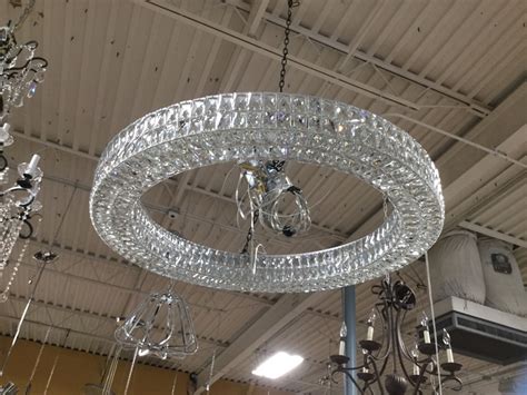 Crystal Halo Chandelier 38 X 12 | Consignment Furniture Depot