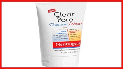 Neutrogena Clear Pore Cleanser Mask 4 2 Ounce Pack Of 3 Youtube