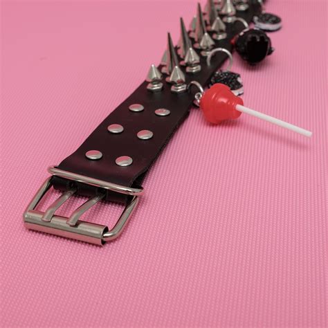 Spiked Choker Kawaii Gothic Choker Spike Choker Vampire Etsy