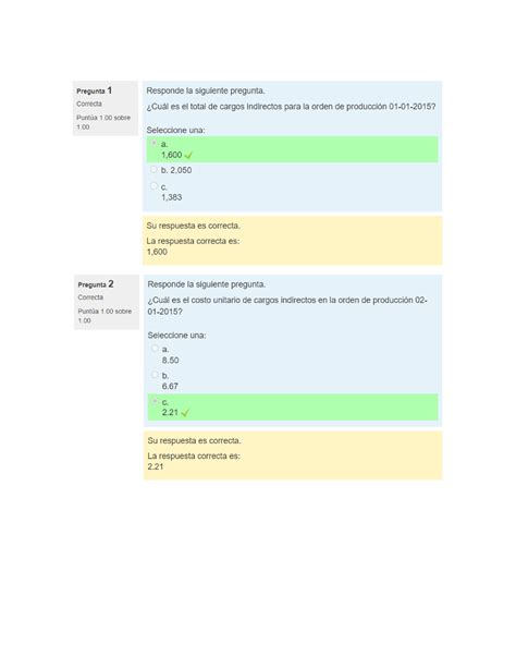 EXAMEN ORDENES DE PRODUCCION El Estado de costos de producción y