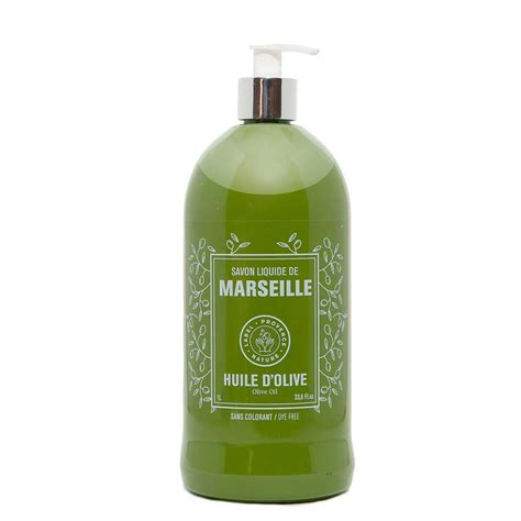 French Liquid Soap With Olive Oil Olive Fragrance Litre Label